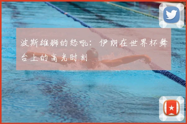 波斯雄狮的怒吼:伊朗在世界杯舞台上的高光时刻